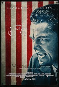 2f415 J. EDGAR advance DS 1sh '11 Leonardo DiCaprio in title role, cool American flag design!