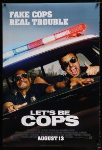2f464 LET'S BE COPS style A advance DS 1sh '14 Damon Wayans Jr, fake cops, real trouble!