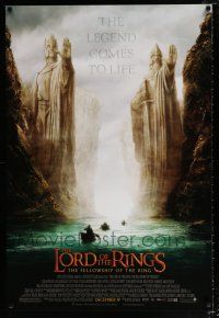 2f474 LORD OF THE RINGS: THE FELLOWSHIP OF THE RING advance 1sh '01 J.R.R. Tolkien, Argonath!