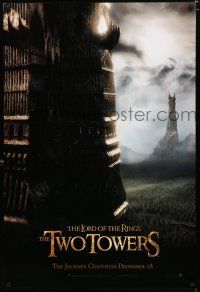 2f481 LORD OF THE RINGS: THE TWO TOWERS teaser 1sh '02 Peter Jackson & J.R.R. Tolkien epic!