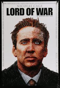 2f482 LORD OF WAR advance 1sh '05 wild bullet mosaic of arms dealer Nicolas Cage!