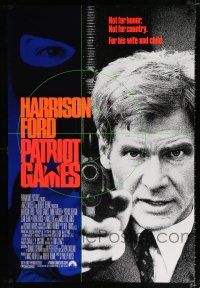2f582 PATRIOT GAMES int'l 1sh '92 Harrison Ford is Jack Ryan, from Tom Clancy novel!