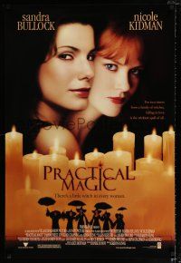 2f604 PRACTICAL MAGIC 1sh '98 image of sexy witches Sandra Bullock & Nicole Kidman!