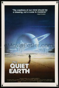2f621 QUIET EARTH 1sh '85 New Zealand post-apocalyptic sci-fi, Bruno Lawrence!