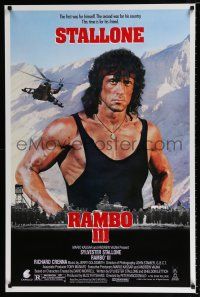 2f624 RAMBO III 1sh '88 Sylvester Stallone returns as John Rambo, this time is for his friend!