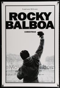 2f643 ROCKY BALBOA teaser DS 1sh '06 boxing, director & star Sylvester Stallone w/fist in air!