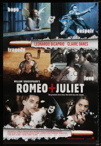 2f647 ROMEO & JULIET style C int'l DS 1sh '96 Leonardo DiCaprio, Claire Danes, Baz Luhrmann!