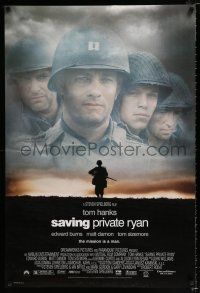 2f662 SAVING PRIVATE RYAN DS 1sh '98 Steven Spielberg, Tom Hanks, the mission is a man!