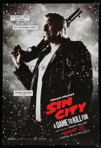 2f691 SIN CITY A DAME TO KILL FOR teaser DS 1sh '14 Mickey Rourke as Marv, he means no harm!