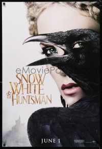 2f699 SNOW WHITE & THE HUNTSMAN teaser 1sh '12 cool image of sexy Charlize Theron!