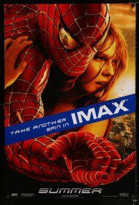 2f714 SPIDER-MAN 2 IMAX teaser DS 1sh '04 cool image of Tobey Maguire & Kirsten Dunst!
