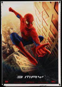 2f003 SPIDER-MAN May style printer's proof teaser 1sh '02 web-slinger Tobey Maguire, Marvel!