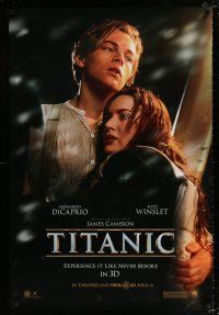 2f776 TITANIC April 6 teaser DS 1sh R12 Leonardo DiCaprio, Kate Winslet, directed by James Cameron!