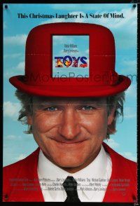 2f787 TOYS style A advance DS 1sh '92 Barry Levinson directed, wacky Robin Williams!