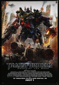 2f796 TRANSFORMERS: DARK OF THE MOON July 1 advance DS 1sh '11 Michael Bay action, Shia LaBeouf!