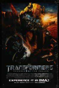 2f797 TRANSFORMERS: REVENGE OF THE FALLEN IMAX 1sh '09 Michael Bay directed battling alien robots!