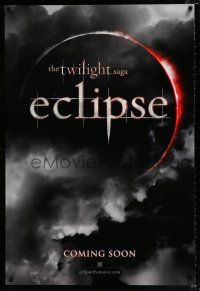 2f806 TWILIGHT SAGA: ECLIPSE teaser DS 1sh '10 Kristen Stewart, Robert Pattinson, Lautner!