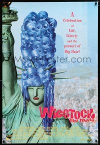 2f829 WIGSTOCK 1sh '95 drag queen festival documentary, wild image of Statue of Liberty w/wig!