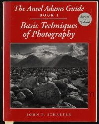 2g183 ANSEL ADAMS GUIDE: BASIC TECHNIQUES OF PHOTOGRAPHY set of 2 softcover books '92 cool images!