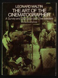 2g184 ART OF THE CINEMATOGRAPHER softcover book '71 A Survey and Interviews with Five Masters!