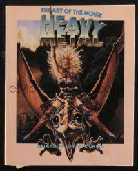 2g185 ART OF THE MOVIE HEAVY METAL softcover book '81 Animation for the Eighties, color images!