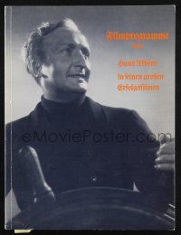 2g220 FILMPROGRAMME: HANS ALBERS German softcover book '79 movie programs from his movies!