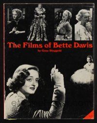 2g222 FILMS OF BETTE DAVIS softcover book '73 an illustrated biography of the legendary actress!