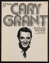 2g224 FILMS OF CARY GRANT softcover book '73 an illustrated biography of the handsome leading man!