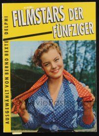 2g233 FILMSTARS DER FUNFZIGER German softcover book '85 German movie stars of the 1950s in color!