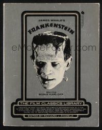 2g257 JAMES WHALE'S FRANKENSTEIN softcover book '74 recreating the movie in images & words!