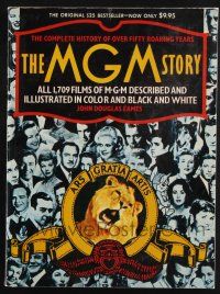 2g146 MGM STORY: THE COMPLETE HISTORY OF FIFTY ROARING YEARS trade paperback book '76 cool!
