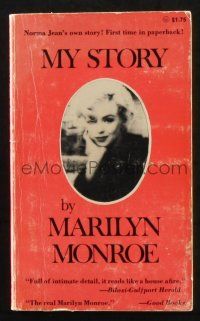 2g168 MY STORY paperback book '74 Marilyn Monroe's detailed autobiography from beginning to end!