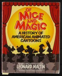 2g286 OF MICE & MAGIC softcover book '80 A History of American Animated Cartoons, color images!