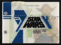 2g316 STAR WARS BEHIND THE SCENES softcover book '95 containing 30 cool full-color postcards!