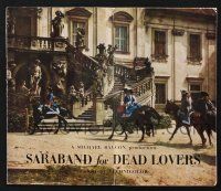 2g645 SARABAND FOR DEAD LOVERS English pressbook '48 Stewart Granger in spectacle of adventure!