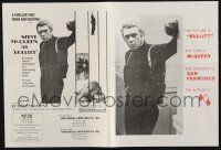 2g012 BULLITT herald '68 great images of Steve McQueen & Bisset in Peter Yates car chase classic!