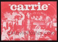 2g015 CARRIE herald '76 if you've got a taste for terror, take Sissy Spacek to the prom!
