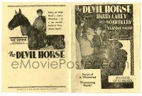 2g025 DEVIL HORSE herald '32 Harry Carey, Noah Beery, Frankie Darro, serial of a whirlwind!