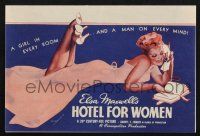 2g042 HOTEL FOR WOMEN herald '39 wonderful sexy pin-up art by George Petty + photo montage!