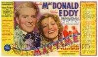 2g062 MAYTIME herald '37 singing sweethearts Jeanette MacDonald & Nelson Eddy, different images!