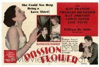 2g069 PASSION FLOWER herald '30 beautiful Kay Francis could not help being a love thief!