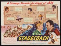 2g086 STAGECOACH herald '39 John Ford classic that made John Wayne a huge movie star!