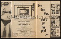 2g097 WARNING SHOT herald '66 David Janssen, Joan Collins, sexy girls, who's got the gun?