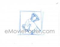 2g120 SIMPSONS animation art '00s Matt Groening, cartoon pencil drawing of hand holding cash!