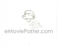 2g121 SIMPSONS animation art '00s Matt Groening, two cartoon pencil drawings of Mr. Burns!