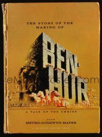 2g347 BEN-HUR hardcover souvenir program book '60 Charlton Heston, William Wyler classic epic!