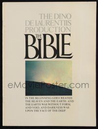 2g349 BIBLE souvenir program book '67 La Bibbia, Huston as Noah, Boyd as Nimrod, Gardner as Sarah!