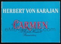 2g358 CARMEN English souvenir program book '68 Austrian/Swiss version of Prosper Merimee's story!