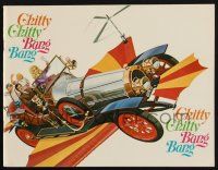 2g362 CHITTY CHITTY BANG BANG souvenir program book '69 Dick Van Dyke, Howes, wild flying car!
