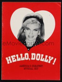 2g406 HELLO DOLLY stage play souvenir program book '64 Ginger Rogers in the starring role!